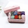 Magicun Stone~10 pieces/box big size Natural Chakra Tumbled Stone Gemstone Rock Mineral Crystal polish Healing meditation for feng shui decor