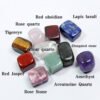 Magicun Stone~10 pieces/box big size Natural Chakra Tumbled Stone Gemstone Rock Mineral Crystal polish Healing meditation for feng shui decor
