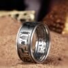 100%925 Sterling Silver Egyptian Ring Men's Style - Rings