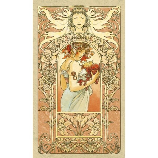 100% Original  Full English Mucha Tarot cards deck Divination board game