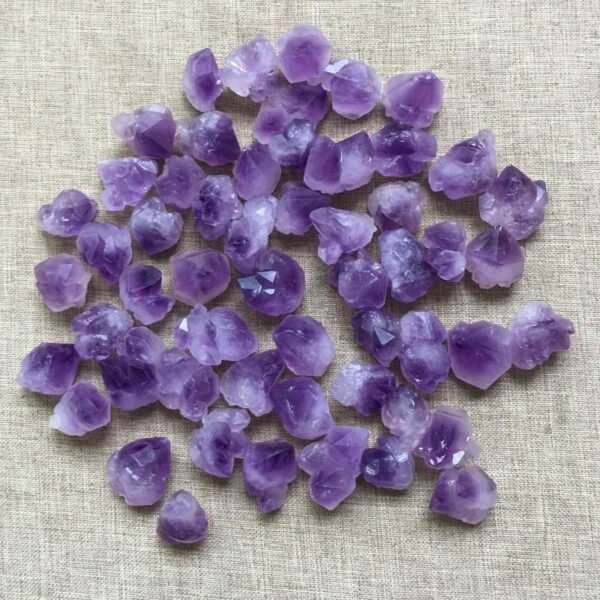 Magicun Crystal~100g Natural  Amethyst Quartz Crystal Cluster Healing Stones Specimen Home Decoration Crafts  naturales y minerales