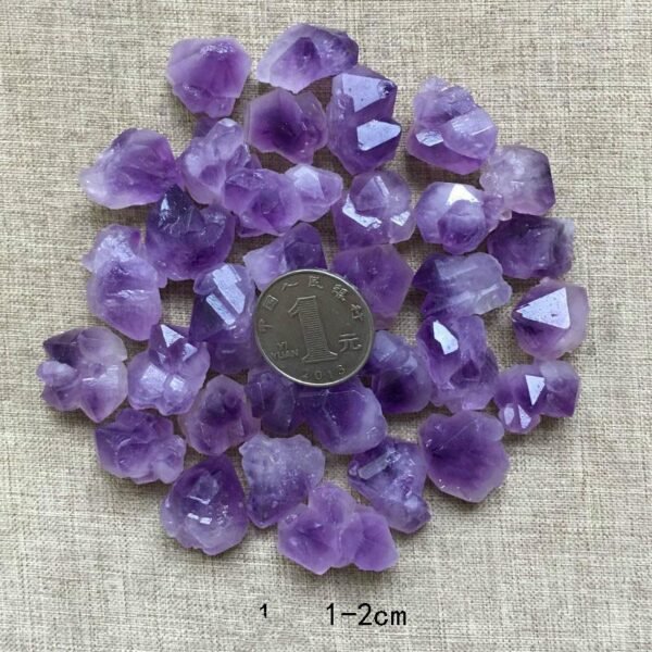 Magicun Crystal~100g Natural  Amethyst Quartz Crystal Cluster Healing Stones Specimen Home Decoration Crafts  naturales y minerales