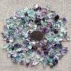 Magicun Crystal~100g Natural colorful fluorite gravel crystal original stone t landscaping stone aromatherapy healing gel crystal stone