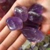 Magicun Crystal~100g Natural large particle amethyst gravel degaussing stone aquarium flower decoration crystal accessories