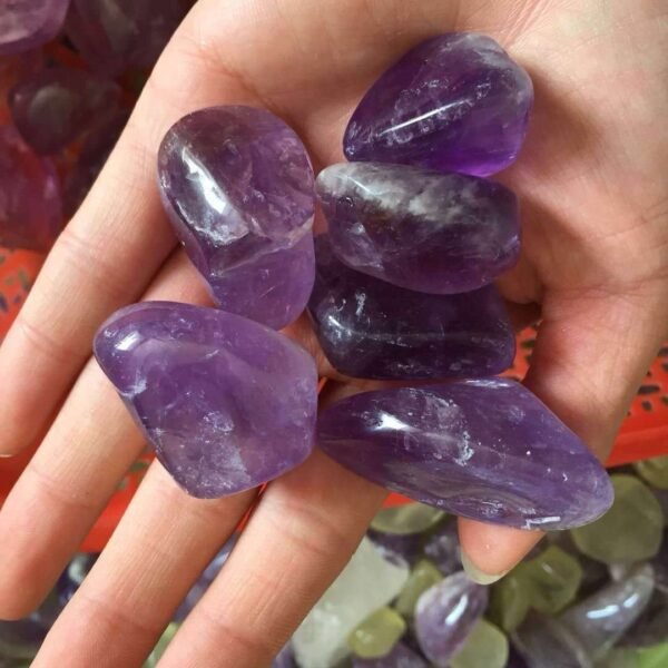 Magicun Crystal~100g Natural large particle amethyst gravel degaussing stone aquarium flower decoration crystal accessories