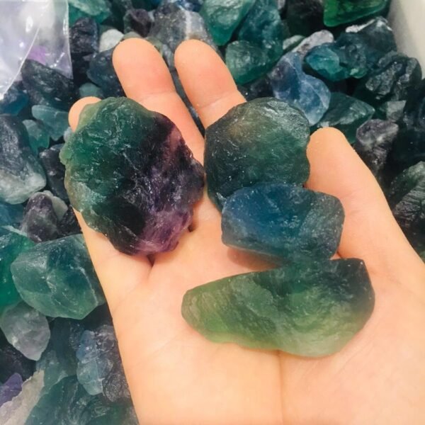 Magicun Crystal~100g  fluorite rough green  blue fluorite natural stones and minerals crystal healing crystals  for crafts aliexpress crystal