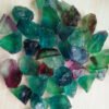 Magicun Crystal~100g pure natural crystal original stone fluorite color fluorite green yellow white crystal gravel pendant