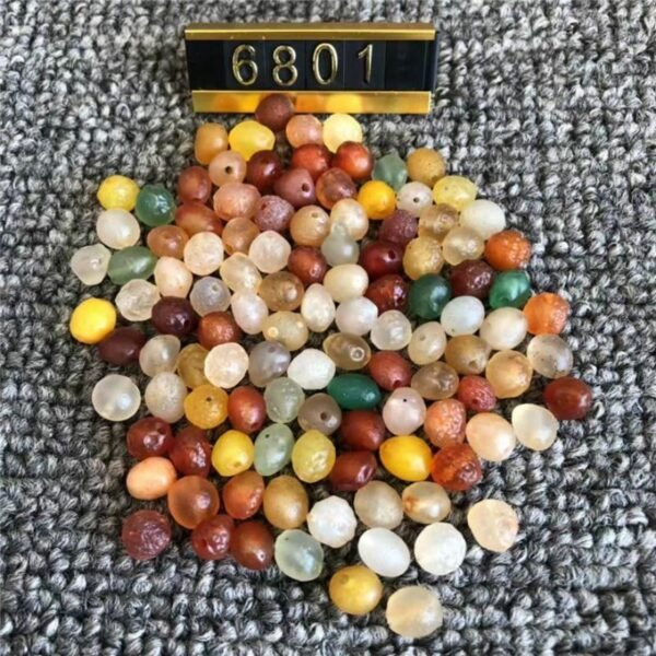 Magicun Crystal~100pcs natural Alxa Gobi agate stone agate stone Beads stones for jewelry making for clothes decoration mineral stone beads