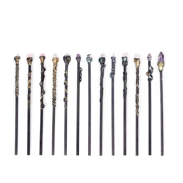 Crystal Magic Witch Wands Pagan Wizard Natural Raw Stones Quartz Power Mineral Witchcraft Wicca Altar Pendulum Home Decoration