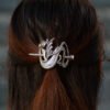 11type Retro Witch Hair Barrette Dragon Death Head Skull Moth Hair Sticks Celtics Gothic Hairpin Pagan Hair Jewelry For Gift