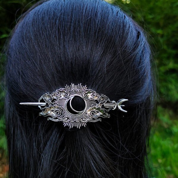 11type Retro Witch Hair Barrette Dragon Death Head Skull Moth Hair Sticks Celtics Gothic Hairpin Pagan Hair Jewelry For Gift