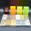 12 * 7cm Gold Foil Tarot Brand Fluorescent Green Crystal Box Set Board Game Waterproof and Wear-resistant High-end Astrology