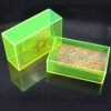 12 * 7cm Gold Foil Tarot Brand Fluorescent Green Crystal Box Set Board Game Waterproof and Wear-resistant High-end Astrology