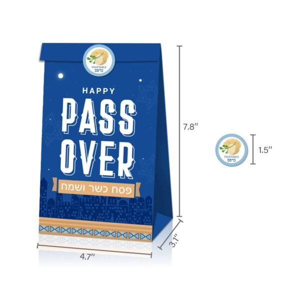 12 Pcs Judaism Passover Mystery Box Candy Kraft Paper Bag Party Matzah David Star Wedding Gifts For Guests