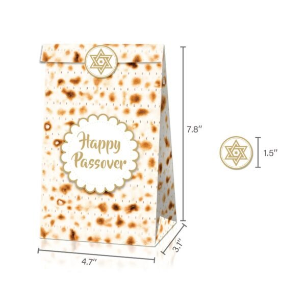 12 Pcs Judaism Passover Mystery Box Candy Kraft Paper Bag Party Matzah David Star Wedding Gifts For Guests