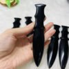 Obsidian Knife –  Black Obsidian Crystals