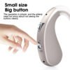 Digital Hearing Aids Rechargeable Hearing Aid High Power Sound Amplifier for Elderly behind the Ear Care One Click Adjustable