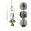 Witch bell doorknob hanging decorative wicker wind chime home decoration