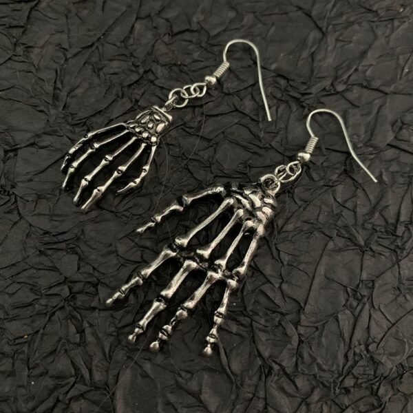 Pangan 15 styles of wicca earrings, moon, hand, sun, raw crystal, witch, skull, accessories, gifts