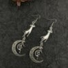 Pangan 15 styles of wicca earrings, moon, hand, sun, raw crystal, witch, skull, accessories, gifts