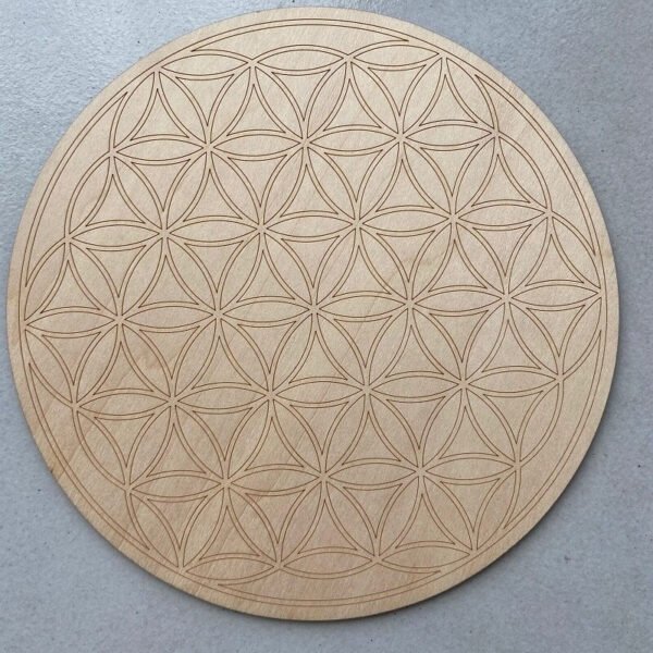 15cm Wood Round Altar Tile/Pad with viking compass ,Pentagram witchcraft supplies Divination mat wicca props Ornaments