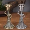 Santa Maria metal candle holders candle lantern iron candle holder candle container for candy bar ZT122