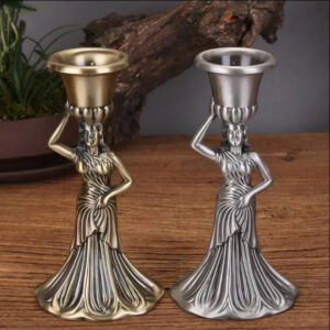 Santa Maria metal candle holders candle lantern iron candle holder candle container for candy bar ZT122