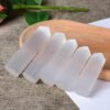 Selenite Tower Healing Stone for Meditation Crystal Healing Wand Selenite | Selenite Crystal Meditation | Selenite Tower Benefits Stones