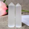 Selenite Tower Healing Stone for Meditation Crystal Healing Wand Selenite | Selenite Crystal Meditation | Selenite Tower Benefits Stones