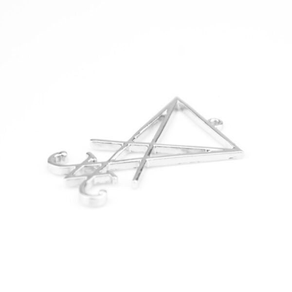 1Pair Handmade Lucifer Sigil Pendant Earring Charm Earring Geometric Personal Gift For Women