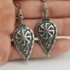 1Pair Handmade Viking Slavic Shield Earring Amulet Earring Viking Jewelry For Women