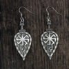 1Pair Handmade Viking Slavic Shield Earring Amulet Earring Viking Jewelry For Women