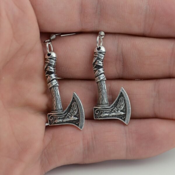 1Pair Vintage Viking Axe Earring For Women Amulet Earring Punk Jewelry
