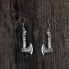 1Pair Vintage Viking Axe Earring For Women Amulet Earring Punk Jewelry