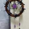 Amythest Witches Charm Bells/ Green Witches Bells/ Clears Negativity/ Attracts Positive Energy for Protection,Occult Decor,Pagan