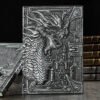 3D Three-dimensional Dragon A5 Notebook European Retro Thickened Pu Embossed Notepad Diary Business Gift Office Supplies