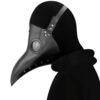 PU Steampunk Bird Plague Doctor Mask Long Nose Beak Mask Retro Cosplay Masks Party Carnival Costume Props Accessories