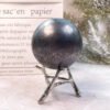 Healing Crystal Schungite Shungite Sphere Ball Strength Reiki Meditation Spiritual Energy Gemstone