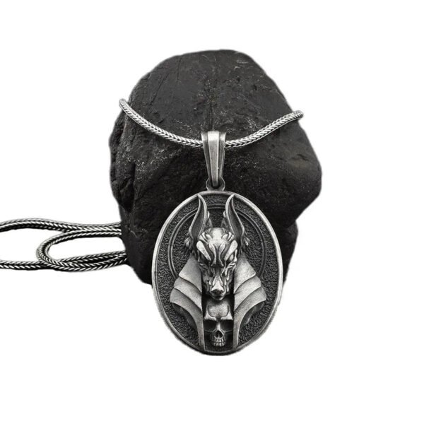Men's Retro Hip-hop Grim Reaper Anubis Skull Pendant Simple Jewelry