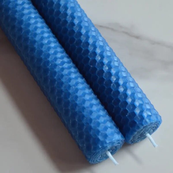 Artisan Hand-Rolled Beeswax Candlesticks