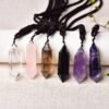 Natural Crystal Pendant Jewelry Amethyst Stone Point