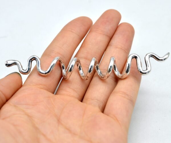 Magic Wicca~1pc High Quality Long Viking Snake Charms Beads for Hair Braids for Beard Hair Beads C46