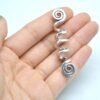 Magic Wicca~1pc High Quality Long Viking Spiral Charms Beads for Hair Braids for Beard Hair Beads C47