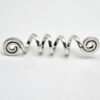 Magic Wicca~1pc High Quality Long Viking Spiral Charms Beads for Hair Braids for Beard Hair Beads C47