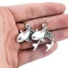 1pc Multiple Vintage Celtics Knot Cross Animal Pendant Dangle Earring BDSM Moon Wolf Drop Earring For Women Punk Jewelry