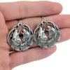 1pc Multiple Vintage Celtics Knot Cross Animal Pendant Dangle Earring BDSM Moon Wolf Drop Earring For Women Punk Jewelry