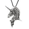 Viking Caribbean Ghost Unicorn Pendant Jewelry Skull Pirates Necklace Jewelry