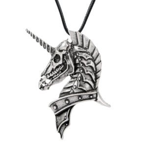 Viking Caribbean Ghost Unicorn Pendant Jewelry Skull Pirates Necklace Jewelry