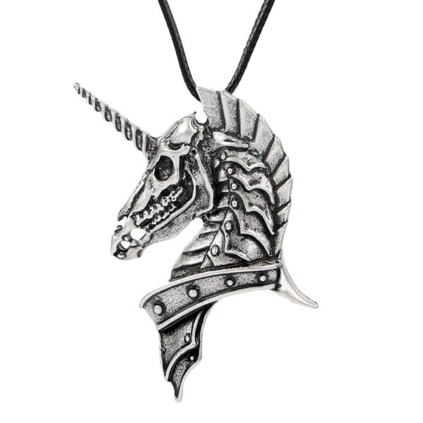 Viking Caribbean Ghost Unicorn Pendant Jewelry Skull Pirates Necklace Jewelry