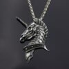 Viking Caribbean Ghost Unicorn Pendant Jewelry Skull Pirates Necklace Jewelry